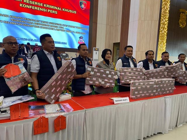 Kasus Korupsi Bendungan Margatiga Lampung Timur, Polisi Sita Uang Rp 9,49 Miliar
