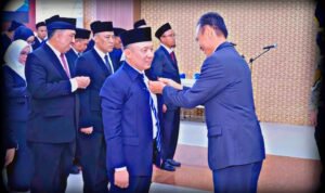Bidik News, PRINGSEWU — Persatuan Insinyur Indonesia (PII), lantik Pj Bupati Pringsewu Dr.Marindo Kurniawan, S.T., M.M