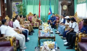 silaturahmi perdana bagi pengurus PWI kabupaten