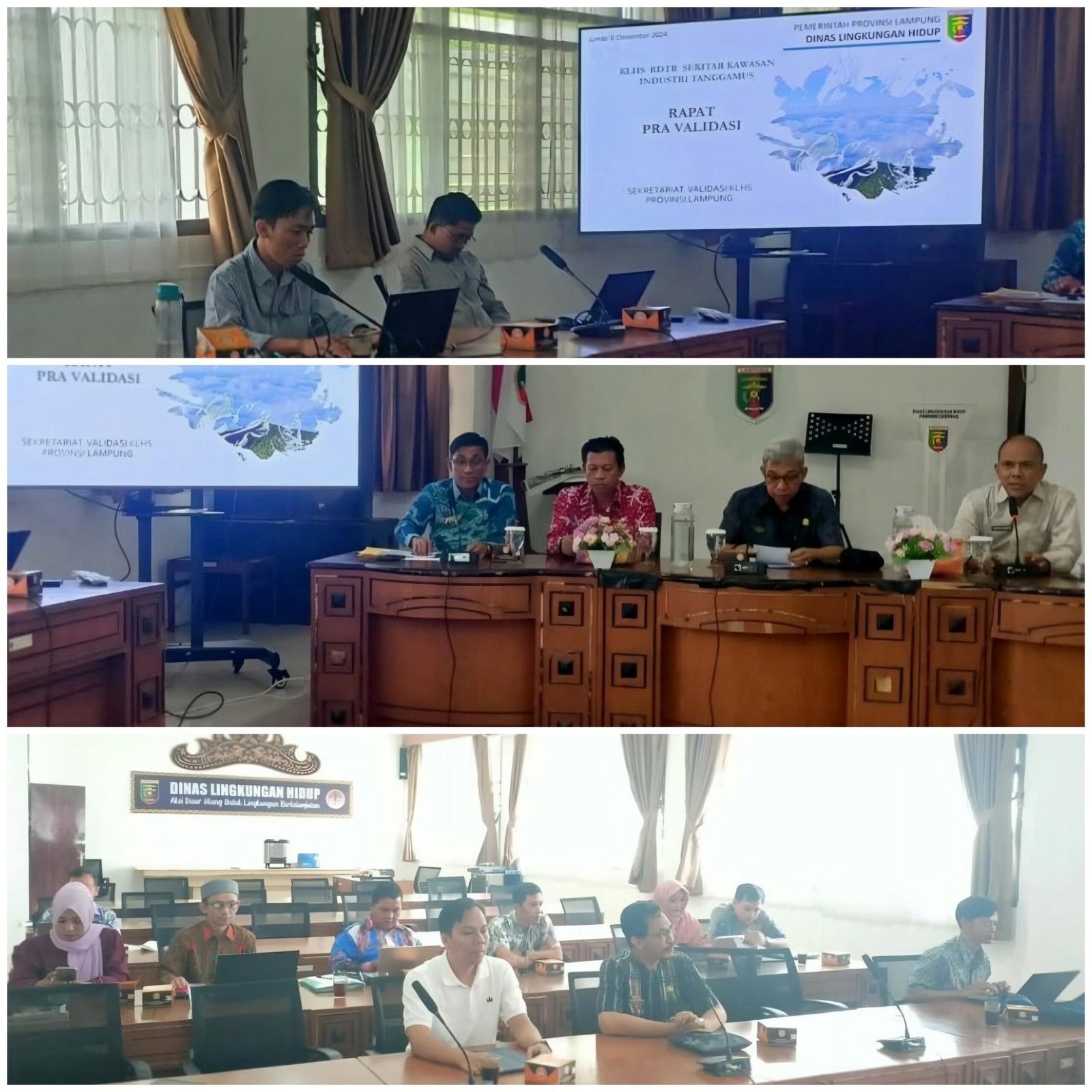 Kepala Bapperida Kabupaten Tanggamus Ikuti Pra Validasi RDTR KIT di Dinas Lingkungan Hidup Provinsi Lampung 