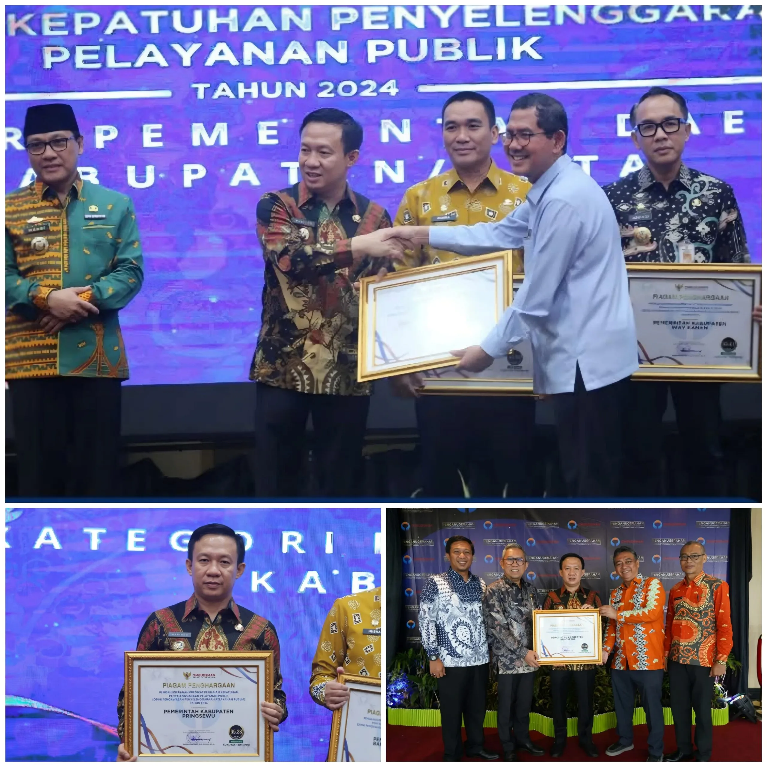 Dr. Marindo Kurniawan, ST., MM pada acara Penganugerahan Predikat 