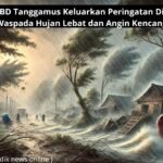 BPBD Tanggamus Keluarkan Peringatan Dini Waspada Hujan Lebat dan Angin Kencang