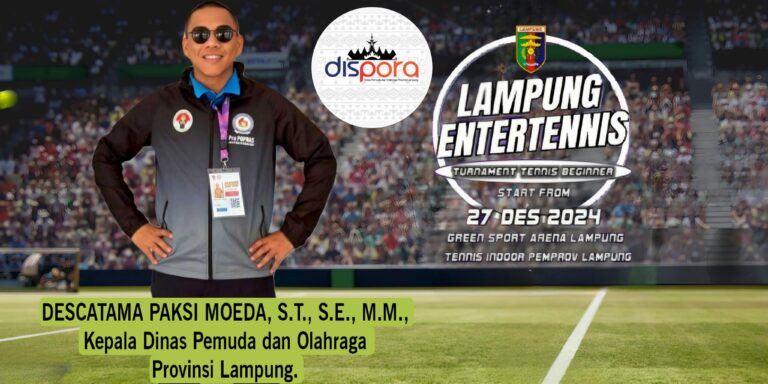Lampung Menjadi Tuan Rumah Acara Olahraga Entertennis 2024