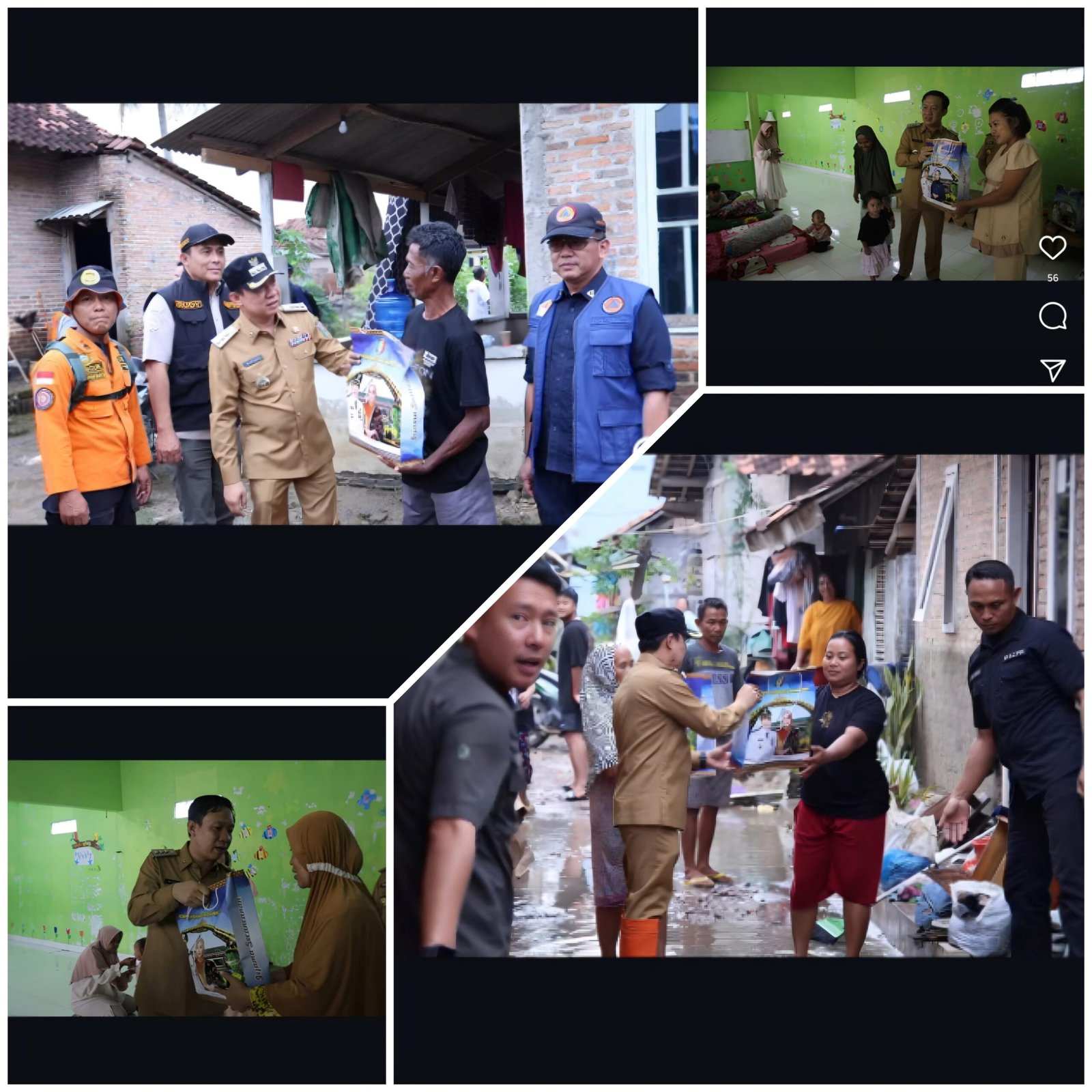 Pj. Bupati Pringsewu Prioritaskan Penanganan Banjir dan Bantuan Warga