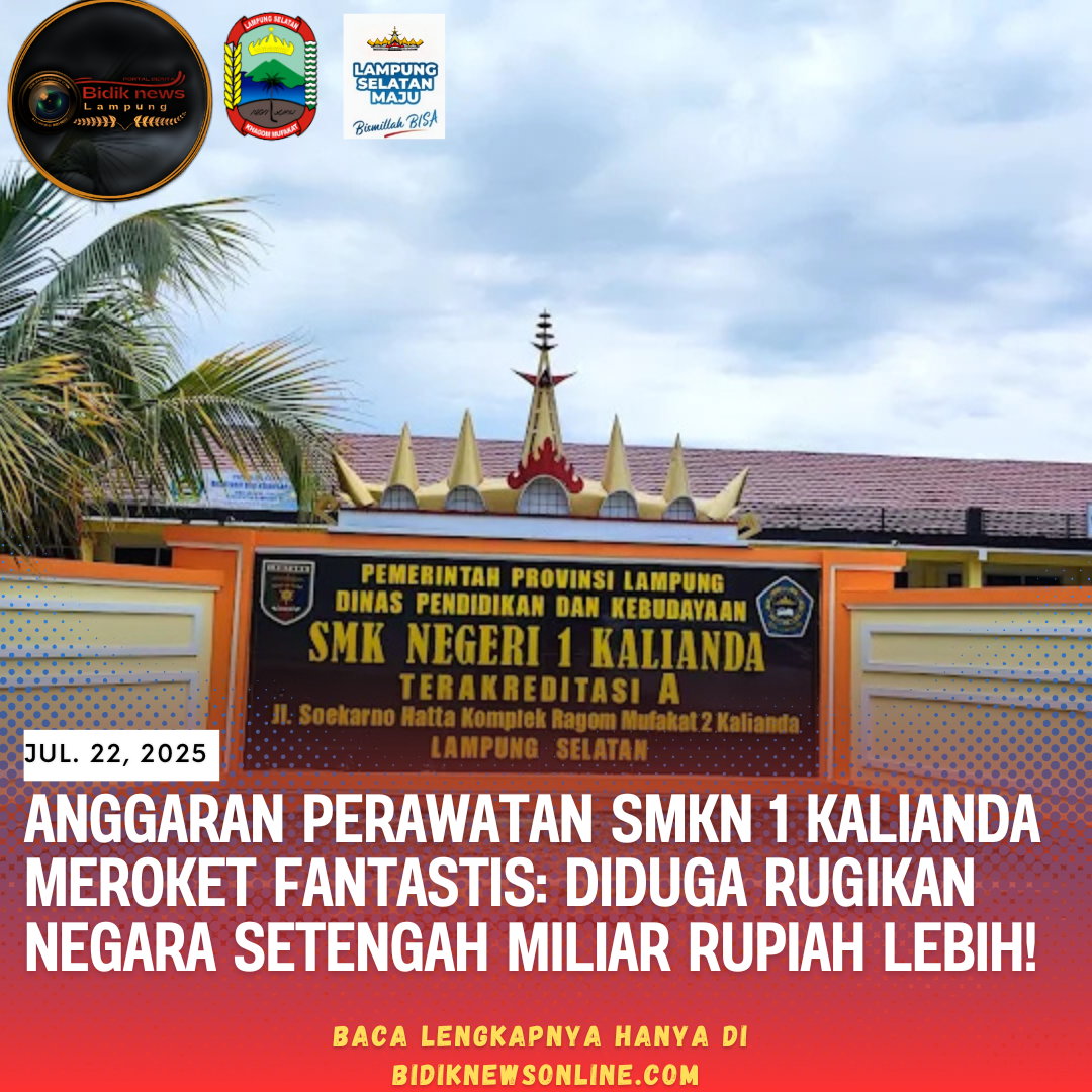 Anggaran Perawatan SMKN 1 Kalianda