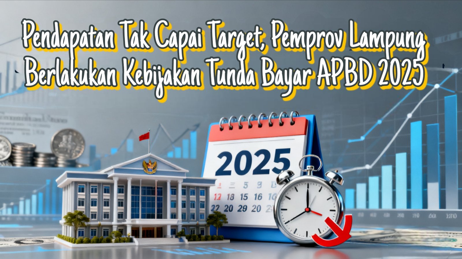 Pendapatan Tak Capai Target, Pemprov Lampung Berlakukan Kebijakan Tunda Bayar APBD 2025