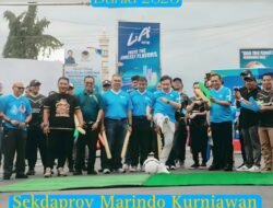 Lampung Sambu Piala Dunia 2026, Sekdaprov Marindo Kurniawan Lakukan Kick-Off Simbolis