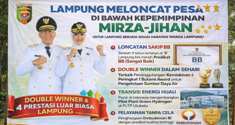 Setahun Rahmat Mirzani Djausal – Jihan Nurlela: Akselerasi Nyata Menuju Lampung Maju 2045
