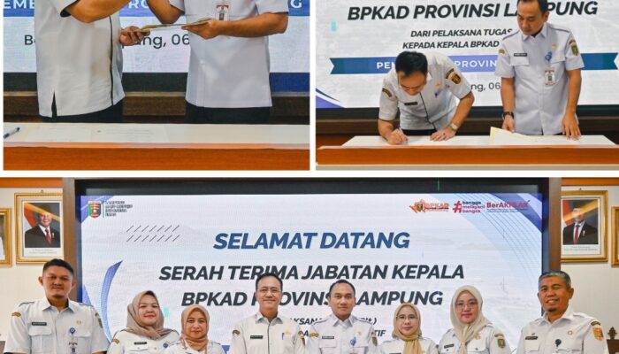 Resmi Dilantik, Mirza Irawan Dwi Atmaja Nakhodai BPKAD Provinsi Lampung 