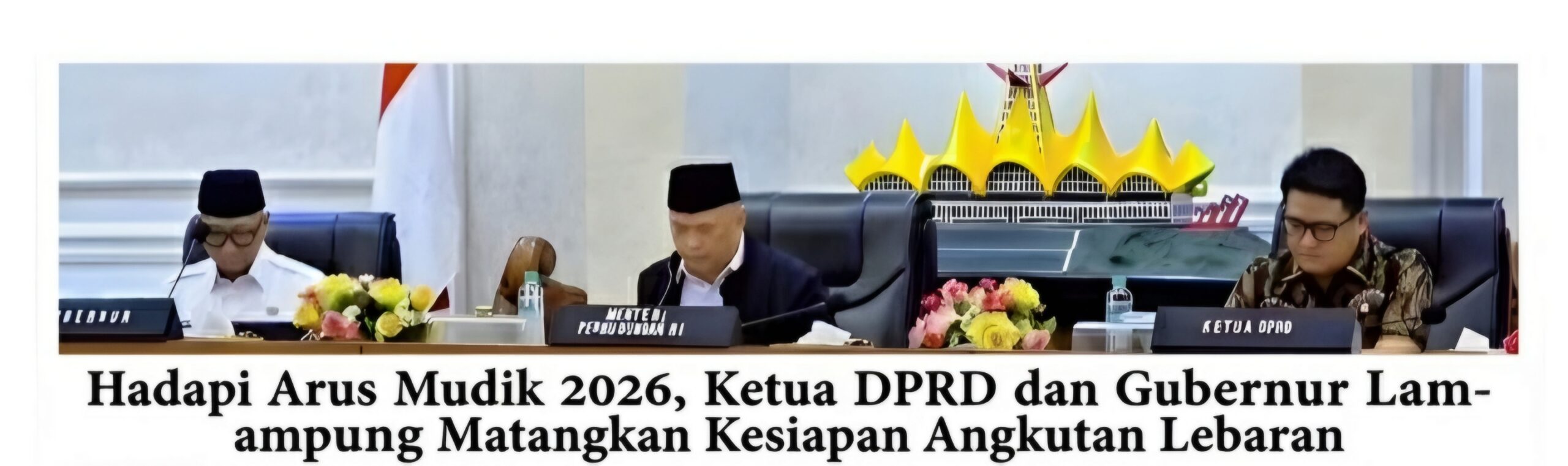 Hadapi Arus Mudik 2026, Ketua DPRD dan Gubernur Lampung Matangkan Kesiapan Angkutan Lebaran
