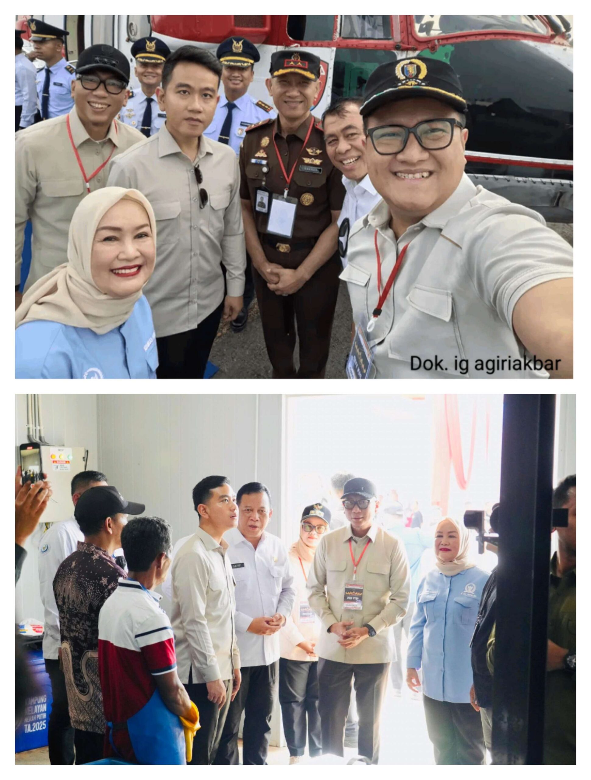 Ketua DPRD Provinsi Lampung Sambut Kunjungan Wakil Presiden RI, Tinjau Kampung Nelayan Labuhan Maringgai.